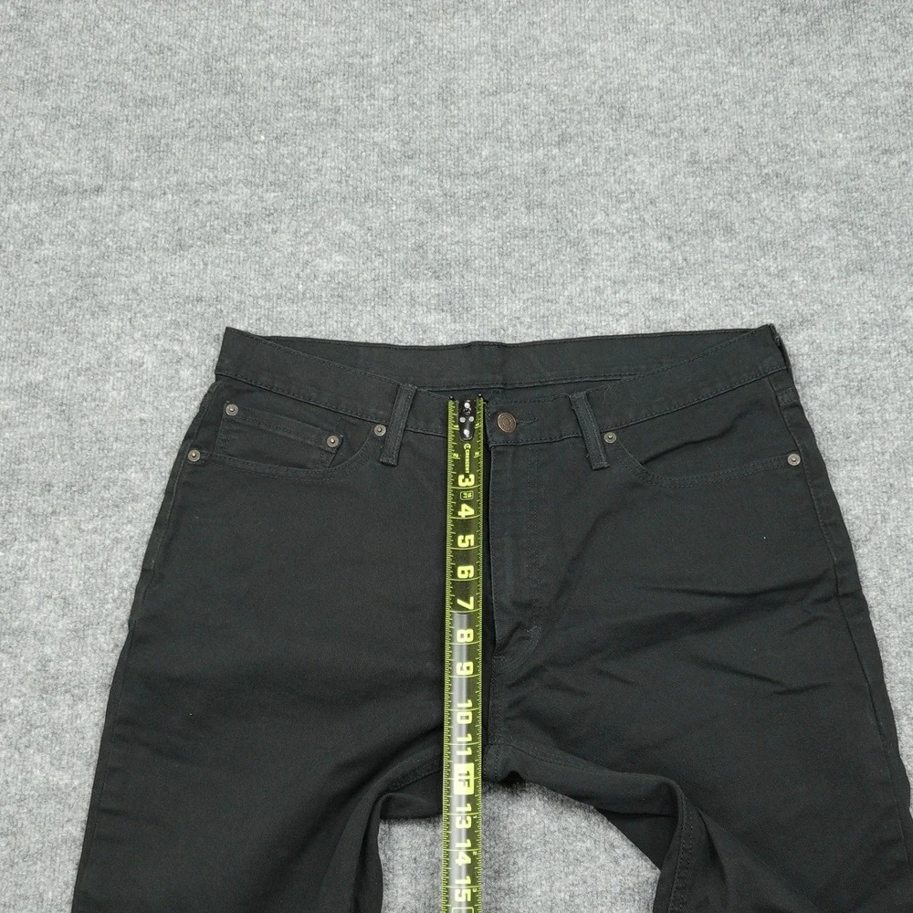 Levi's 541 Jeans Mens 36x25 Black Athletic Taper Stretch Denim Zip Fly 5-Pocket